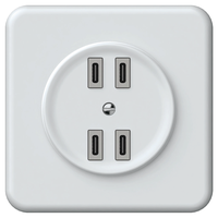 ORIGIN UP Ladesteckdose 4xUSB-C 20W PD ws