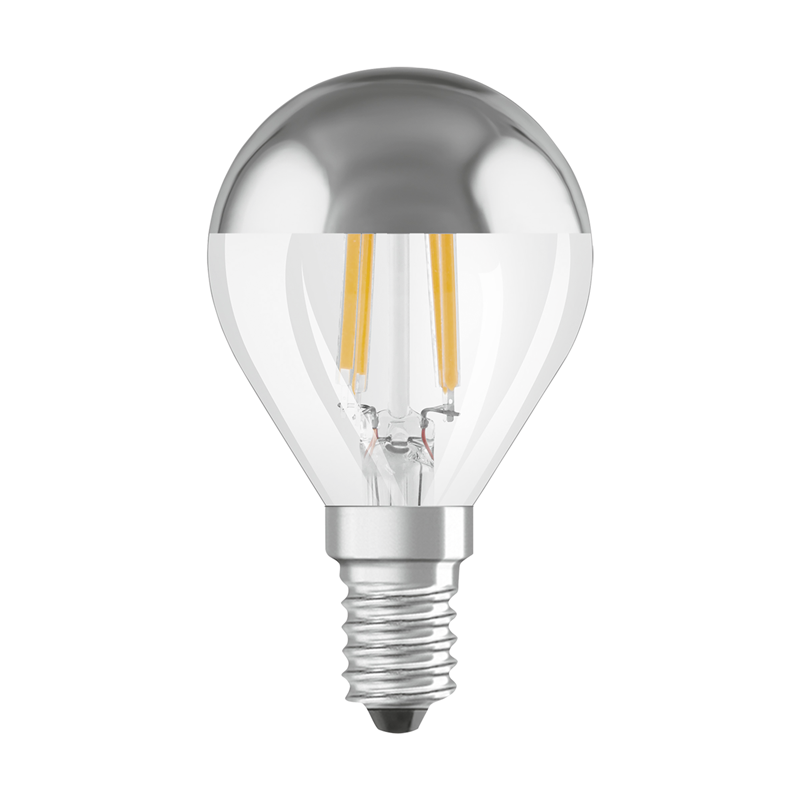 Osram LED Retrofit Classic P Mirror E14 240V 4W 350lm WW