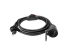 Prolunga con interruttore IP55 Gdv 3x1.5mm² 5m T13-T13 nr