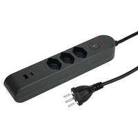 Presa multipla IQ PRO 3xT13 + 1xUSB-A 18W + 1xUSB-C PD 20W 3m ant