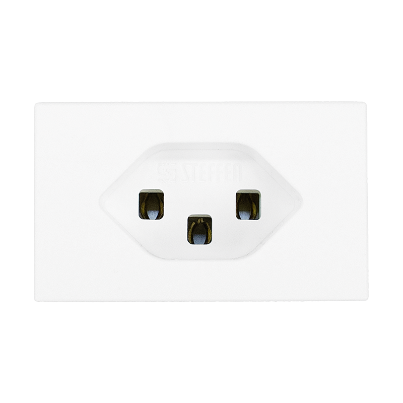 FLF Prise 1xT23 (16A/250V) avec bornes à fiche Gr.1 bl