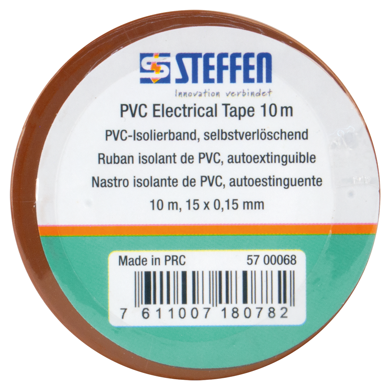 Nastro isolante marrone L 15mm A 0.15mm L 10m