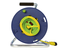 Kunststoff Gerätekabelrolle LOOP 1+1xT13 Td 3x1mm2 40m bl/gr