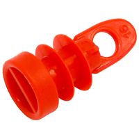 Tappo terminale M16 rosso 10 pezzi