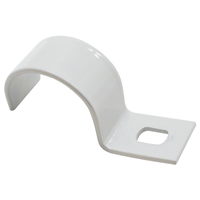 Brida di metallo M16 grigio chiaro semplice  20 pezzi