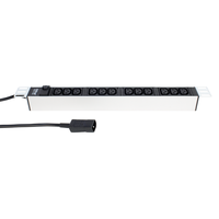 Presa multipla ALU MODULAR PDU 1U 12xC13 (T113) 3m ar/nr