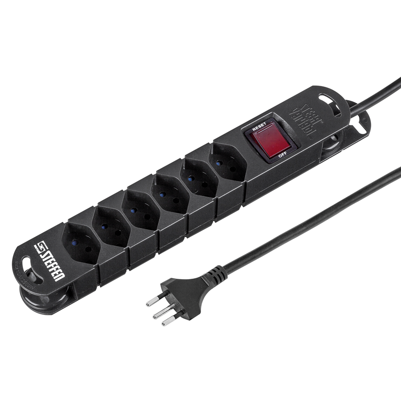 Multiprise VARIABL 6xT13 3m avec interrupteur et aimants nr