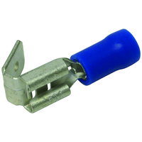 Flachsteckhülse mit Abzweigung isoliert 6.3x0.8mm ((1.5-2.5mm2)) blau VPE 100 St