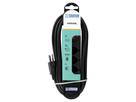 Steckdosenleiste VARIABL 4xT13 3m mit Schalter und Haftmagnete sw
