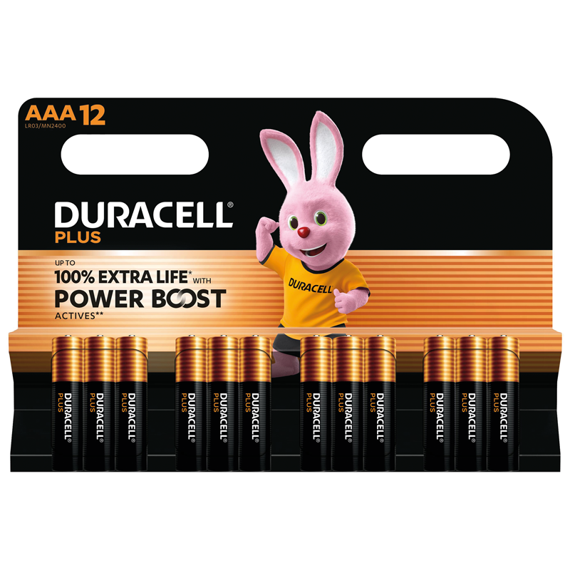 Duracell Plus 1.5V MN2400 LR03 AAA
