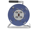 Kunststoff Kabelrolle LOOP 4xT13 Td 3x1.5mm2 30m bl/gr