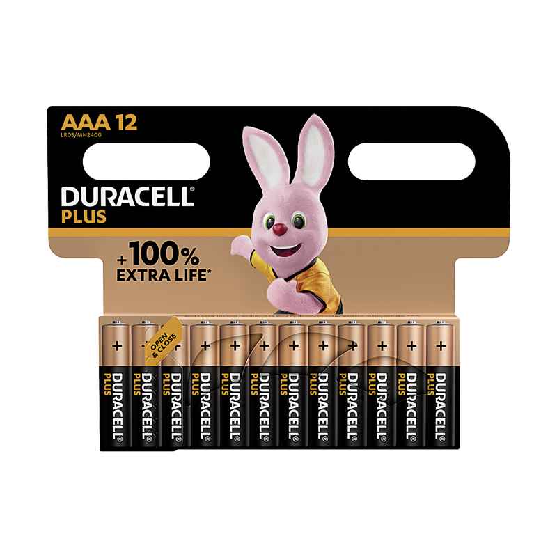 Duracell Plus 1.5V MN2400 LR03 AAA