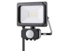 Lampadina muro esterno LED 10W con PIR 120° ne