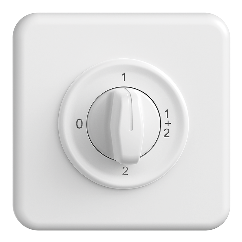 STANDARDdue UP-Drehschalter SCH1/1 L (16A/240-400V) ws