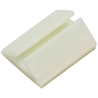 Clip per cavi adesivo bianco