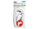 Prolunga elettrica Td 3x1mm2 5m T12-T13 con spina angolare girevole PEACHICK bi