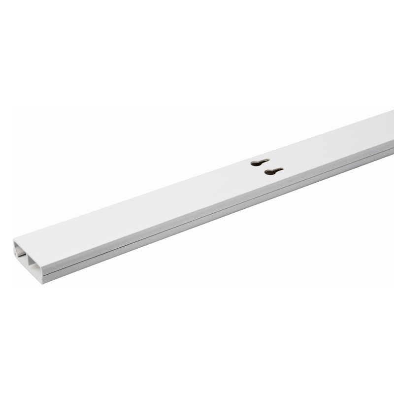 Kabelkanal 30x10mm Stange 2m mit Trennwand weiss