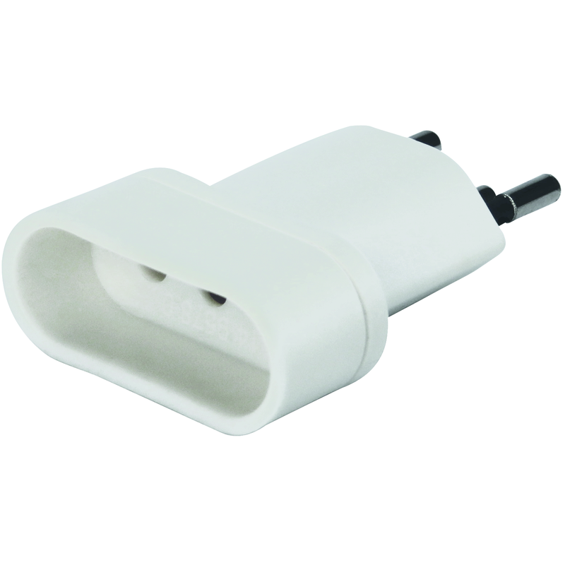 Reiseadapter Italien - Schweiz 3-polig max. 10A ws