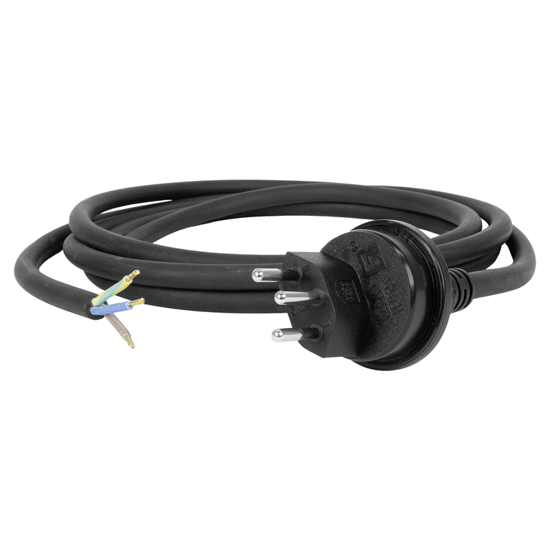 Câble de raccordement GdV 3x1.5mm2 3m noir T13 IP55
