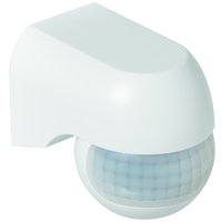 Rivelatore di movim. MINI GLOBE IR 140° (max. 2000W / LED max. 1000W) IP44 bi