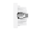 FLF Abdeckplatte Steckdose 1xT23 Gr.1 ws