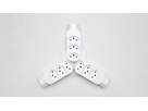 Mehrfachadapter MANTA 3+1xT13 drehbar 320° ws