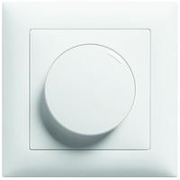 EDIZIOdue Variateur rotatif à enc. UNIVERSALE 20-600VA (LED 60-120W) bl