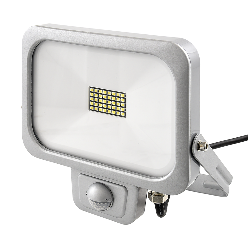 WORKLIGHT LED Strahler 50W grau mit PIR 120° 0.1-8m