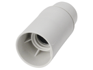 Douille E14 lisse blanc 2 pcs.