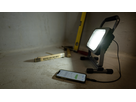 WORKLIGHT Projecteur LED à accu 45W avec poignée et support, gris