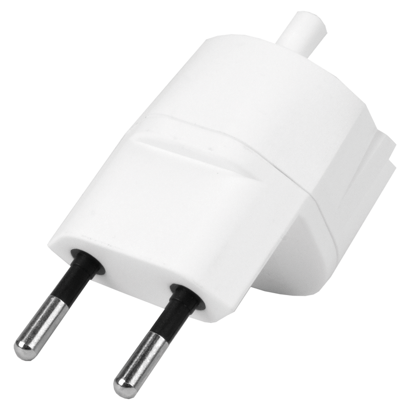 Adattatore FISSO Germania CEE7/17 - Svizzera T11 2 poli decentralizzato bi