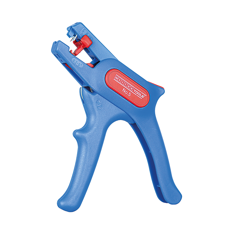 WEICON Pince de dénudage NO.5 pour tous types de conducteurs de 0.2-6mm2 bl/ro
