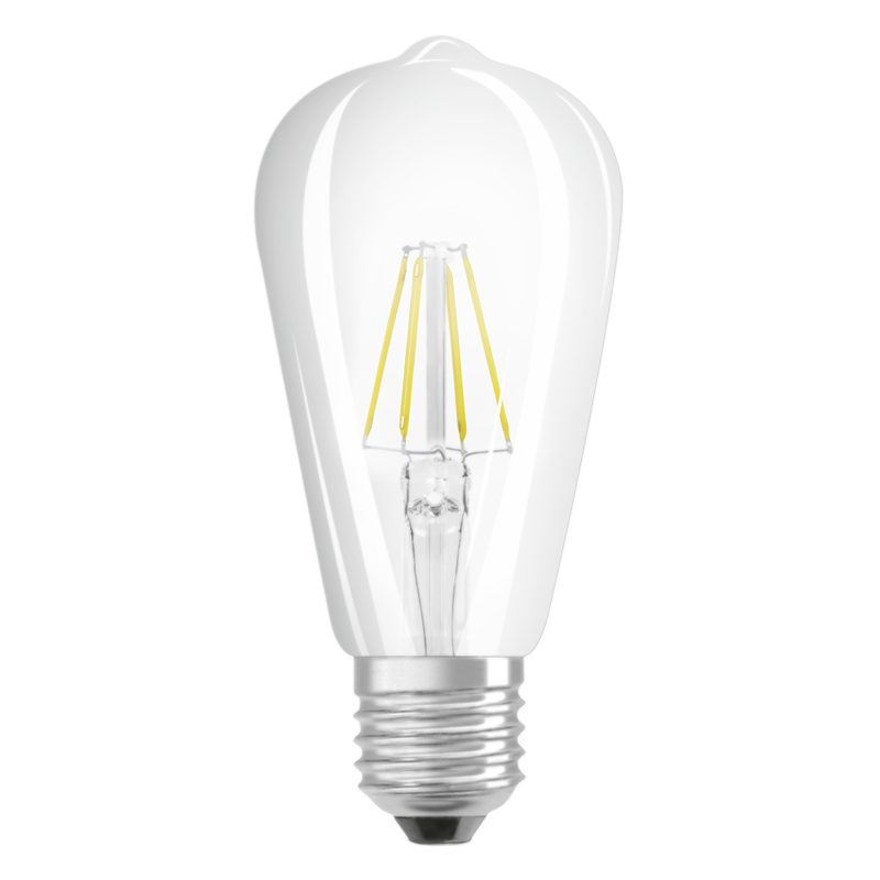 Osram LED Star Retrofit Classic Edison ST64 E27 240V 4W 470lm WW