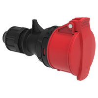 CEE Kupplung 16/5 IP44 400V 6h vernickelt