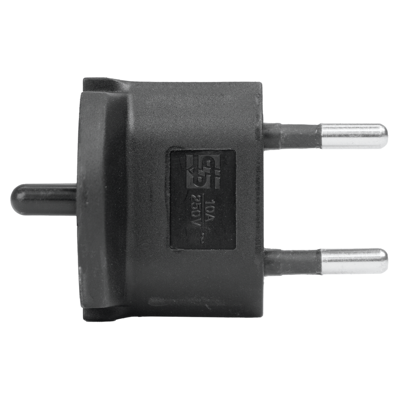 FIX Adapter Deutschland CEE7/17 - Schweiz T11 2-polig sw