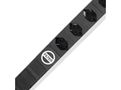 ALU MODULAR SILVER Multiprise 6xT13 3m avec filtre et interrupteur ar/nr
