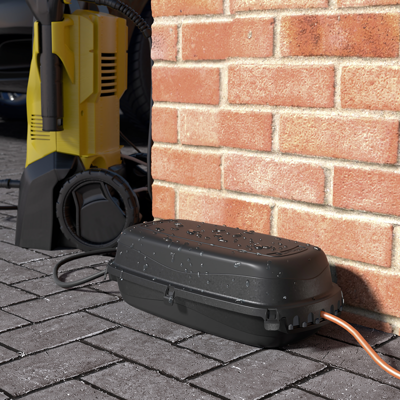 D-Line gestion des câbles Design Box IP54 noir