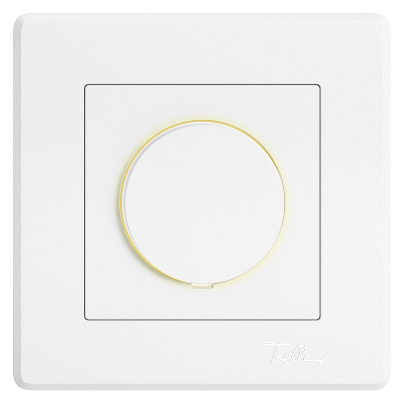 EDIZIO.liv Variateur rotatif à enc. SECT. DE PHASE 20-300W illuminé bl
