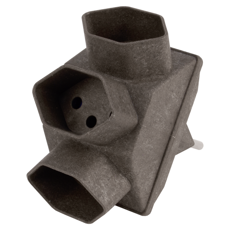 Mehrfachadapter COFFEE sternförmig 3xT13 br