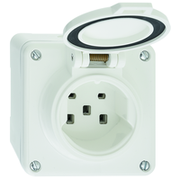 MICA Presa app. umido 1xT25 (16A/400V) IP54 bi
