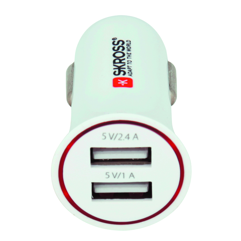 SKROSS KFZ-Ladeadapter 2xUSB-A max. 5V/3.4A ws