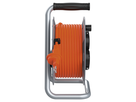Kunststoff Kabelrolle 3xT13 IP55 SteffenFLEX PUR 3x1mm² 40m gr/sw