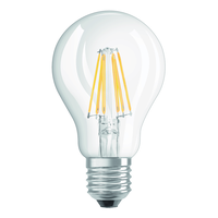 Osram LED Base Classic A Filament E27 240V 7W 806lm clair WW box de 3 pz.