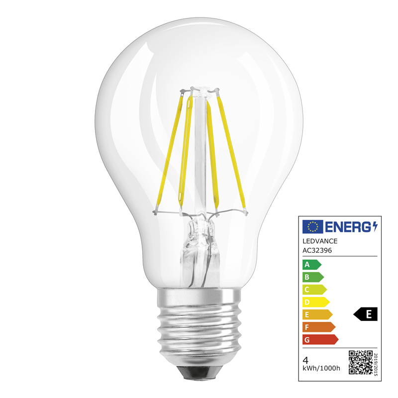 Osram LED Star Retrofit Classic A E27 240V 4W 470lm WW