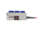 Steckdosenleiste NASS 3xT13 PUR 3x1.5mm2 5m IP20 gr/bl