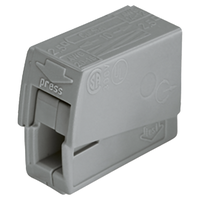 WAGO Leuchtenklemme 0.5-2.5mm² 1-polig gr VPE 15 Stk.