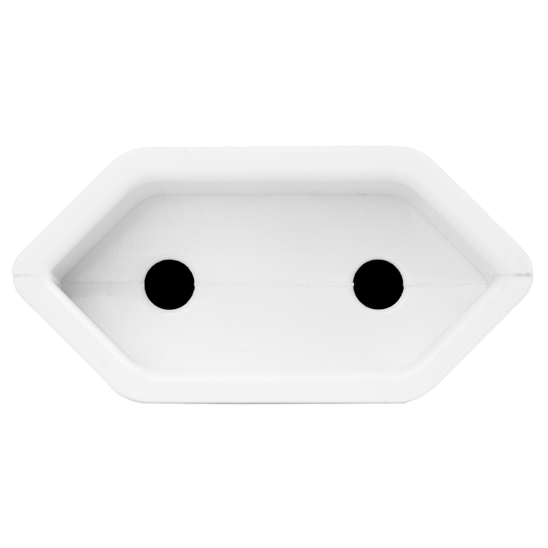 Adaptateur de voyage Euro - USA 2 pôles max. 10A bl