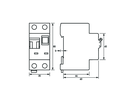 DCR-RCD 16A 30mA C unipolare + N
