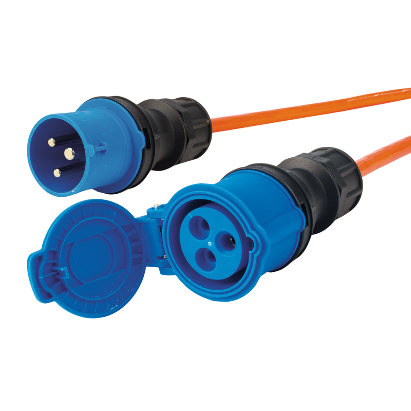 Rallonge électrique STEFFENFLEX EPR-PUR 3G2.5mm² 20m CEE16/5-CEE16/5 IP44 or