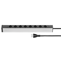 Steckdosenleiste ALU MODULAR PDU SILVER 1HE 8xT23 3m si/sw